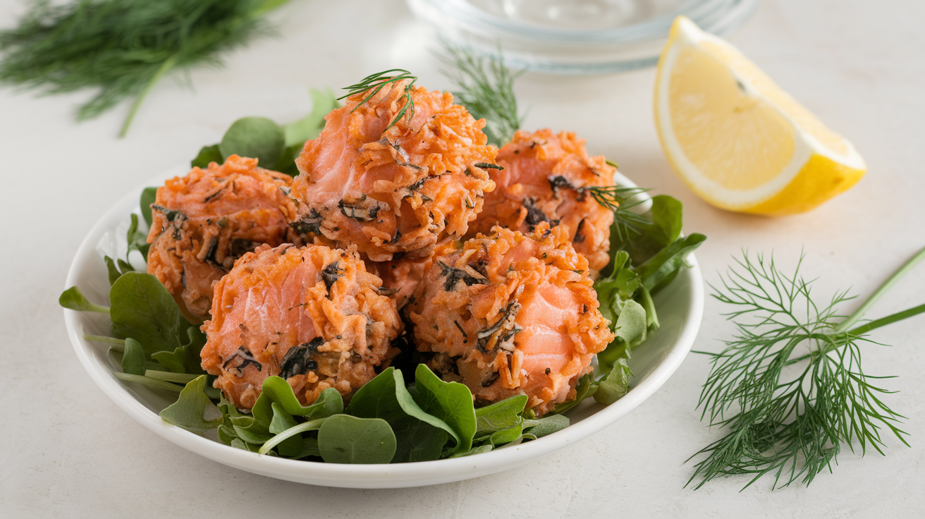 a-photo-of-a-dish-of-salmon-bites-the-salmon-bites-SGw-kX0cSdK6Pszcb6Ff6w-YfVg606VTEKtvTCmeyA7rA